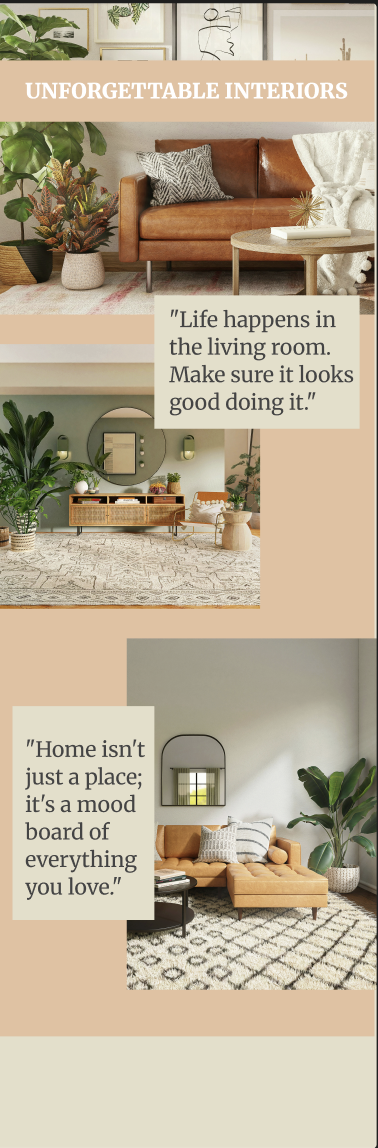Editorial Interior Design Email Layout 2