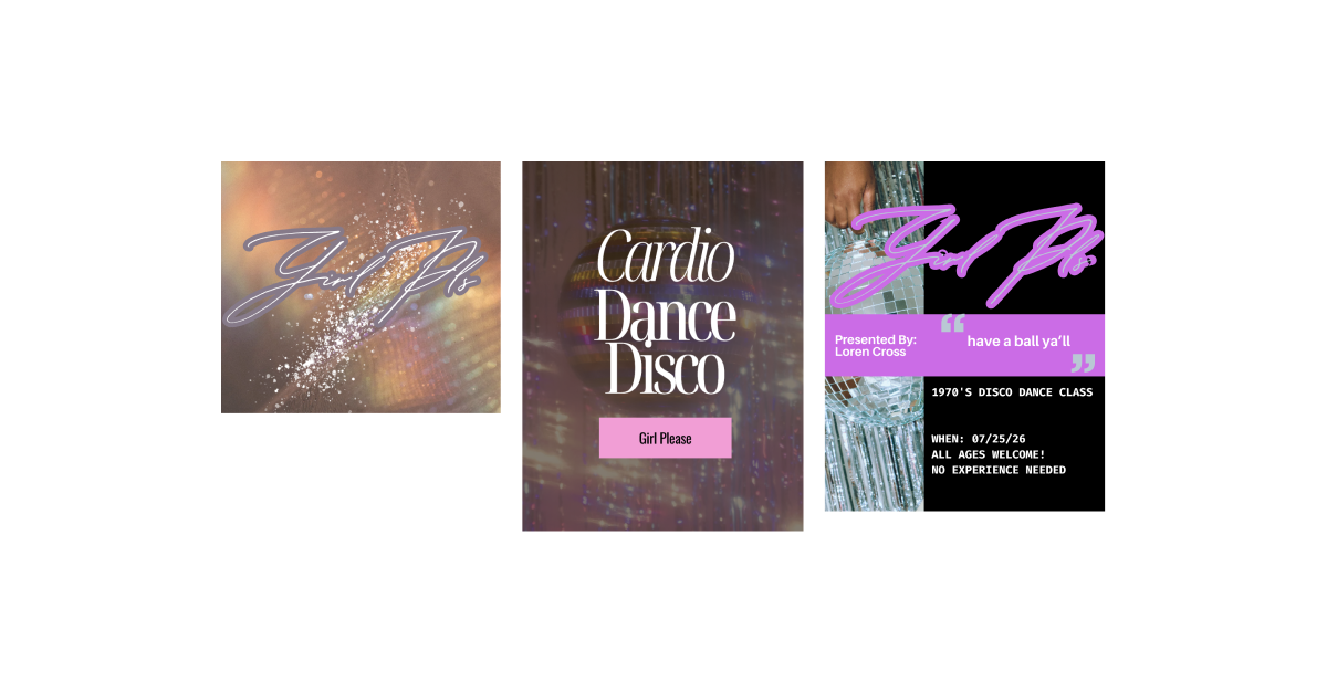 Cardio Dance Disco mockups
